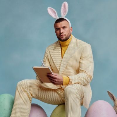 man as bunny
